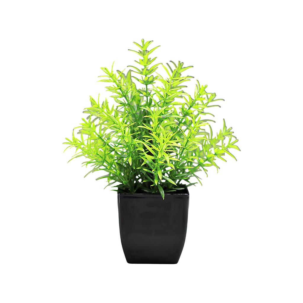 Simulation Green Plant Potted Ornaments Plant Combination Indoor Desktop Ornaments Simulation Artificial Flower Plant Bonsai