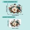 Creative Golden Flower Stickers Toilet Stickers Bathroom Door Wall Wallpaper Self Adhesive Decorative Washroom Vinyl Decals