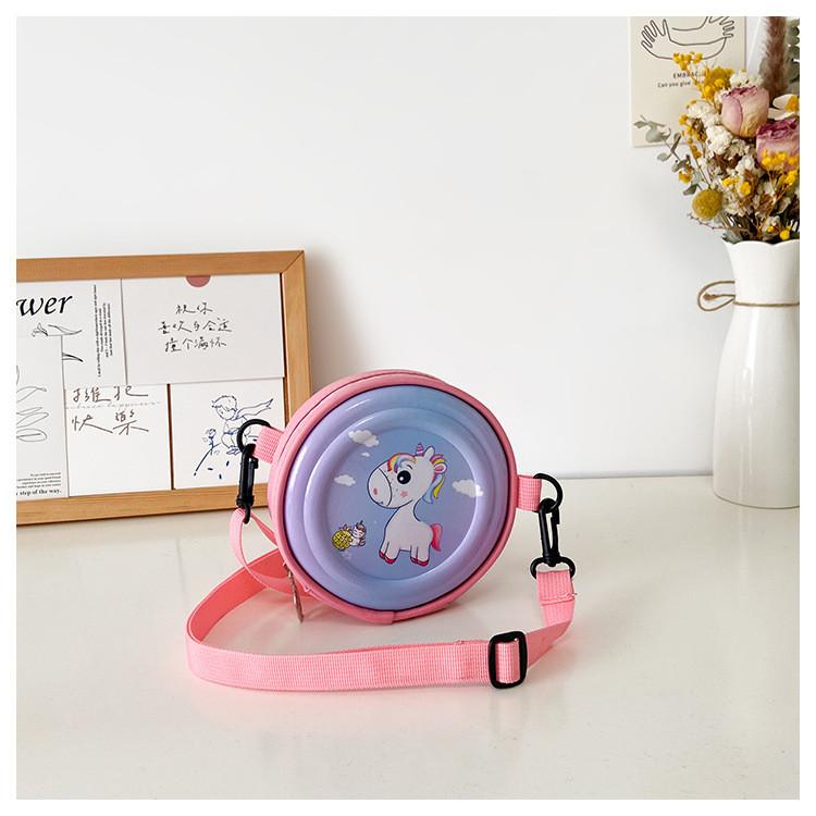 Adorable Children's Round Bag Cute Cartoon Hard Shell Shoulder Bag For Kids