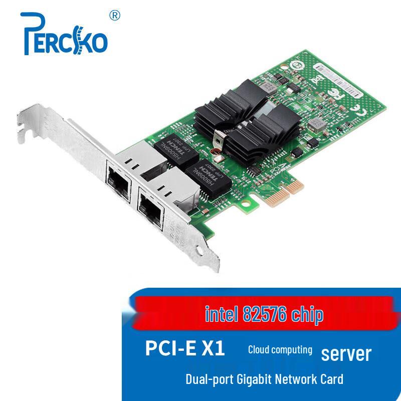 PERCKO Intel Gigabit Ethernet PCIe Network Card