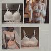 Sexy Lace Floral Bras For Women Bras Push Up Lingerie Wireless Girls White Brassiere Female Underwear Backless Half Cup