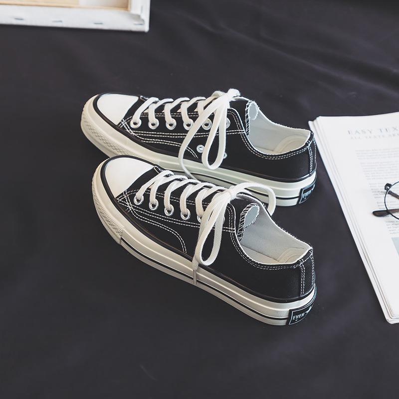 Spring new women's shoes vulcanized platform canvas shoes casual versatile tide increases Xiaobai