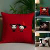 Cute Lovely Cartoon P-Pucca-MT Pillow Case Printed Brushed Fleece Pillow Baby Skin-Touch Eco-Friendly Dye-Sublimat