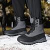 Winter Men's Snow Boots Mid-cut Thick Sole Plush Non-slip  Wear-resistant Large Size Snow Boots for Winter Mens Winter Boots