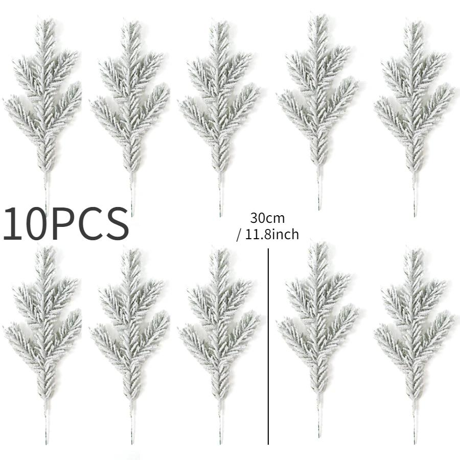 Christmas Pine Branches Christmas Decoration Artificial Fake Plant Pine Needles Wreath DIY Xmas Tree Home Decor New Year