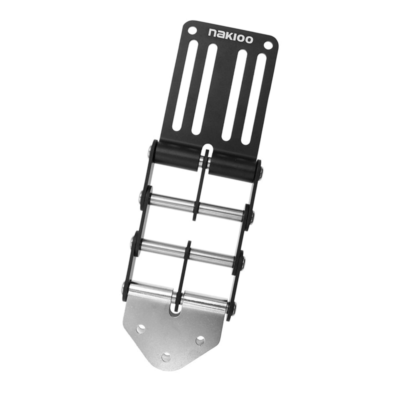 Quick Release Tool Belt Buckle Versatile for Electrician Stainless Steel Axle 53mm Width Adjustable Chain Clip Belt Attachment чёрный