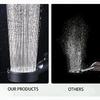 1pc 5-Mode High-Pressure Water-Saving Shower Head, Including Rain And Massage Modes, Universal Bathroom Shower Head for Easy Installation
