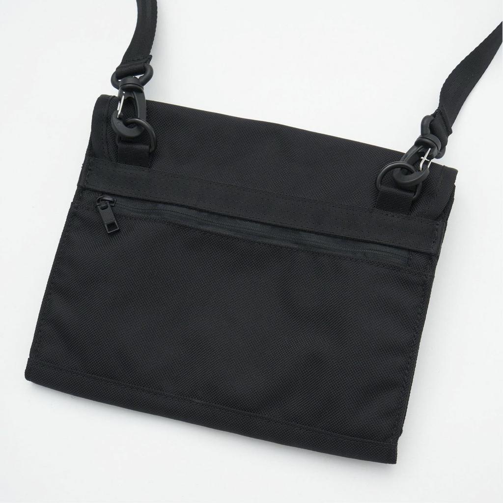 ASSOB Ballistic Nylon Wallet Shoulder Bag, Black (ASV-61324-BK)