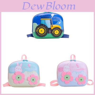 Cartoon Cute Engineering Vehicle Backpack With Lightweight Design For School Students