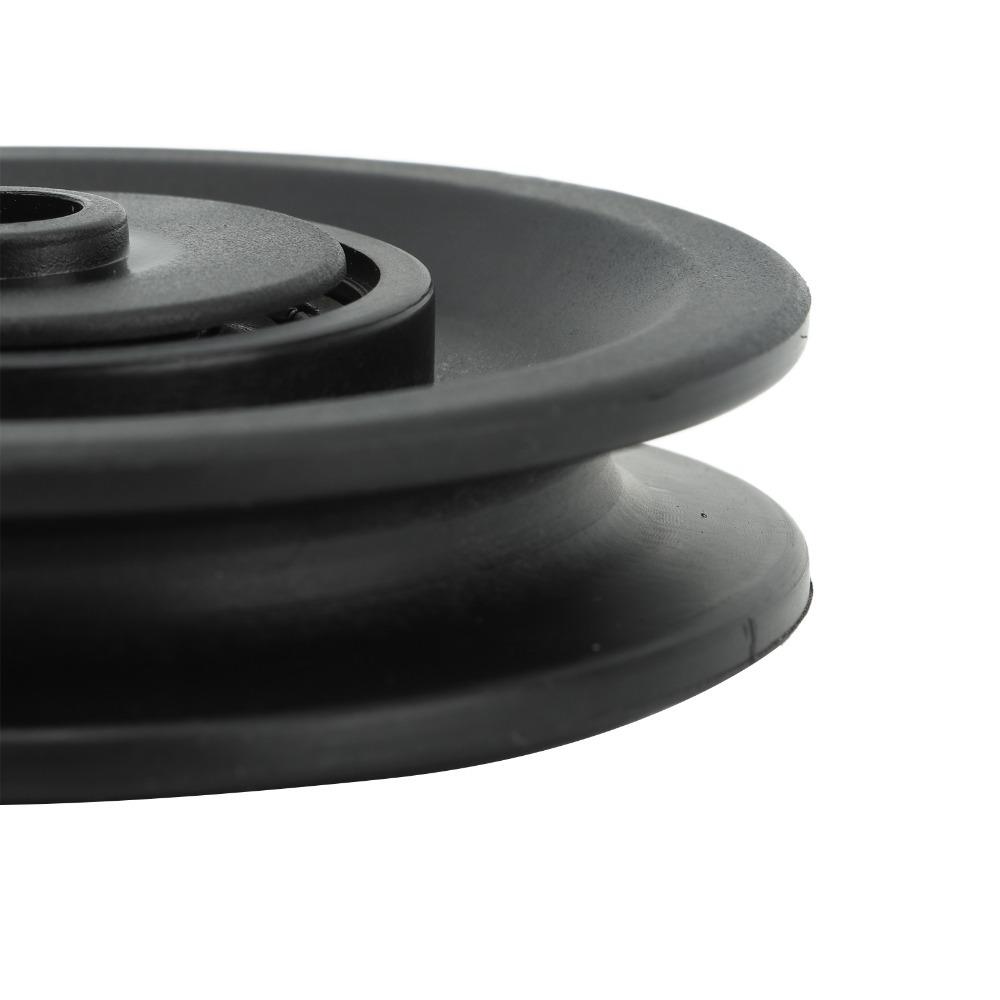 10pcs Smooth Nylon Cable Pulley Nylon Universal Bearing Pulley DIY Pulley Wheel Home Fitness 10 pcs