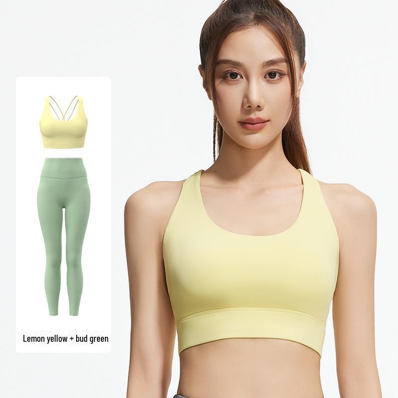 Juyitang Women's Yoga Suit: Slim, Breathable, Shockproof, Shaping Sportswear for Running and Yoga.