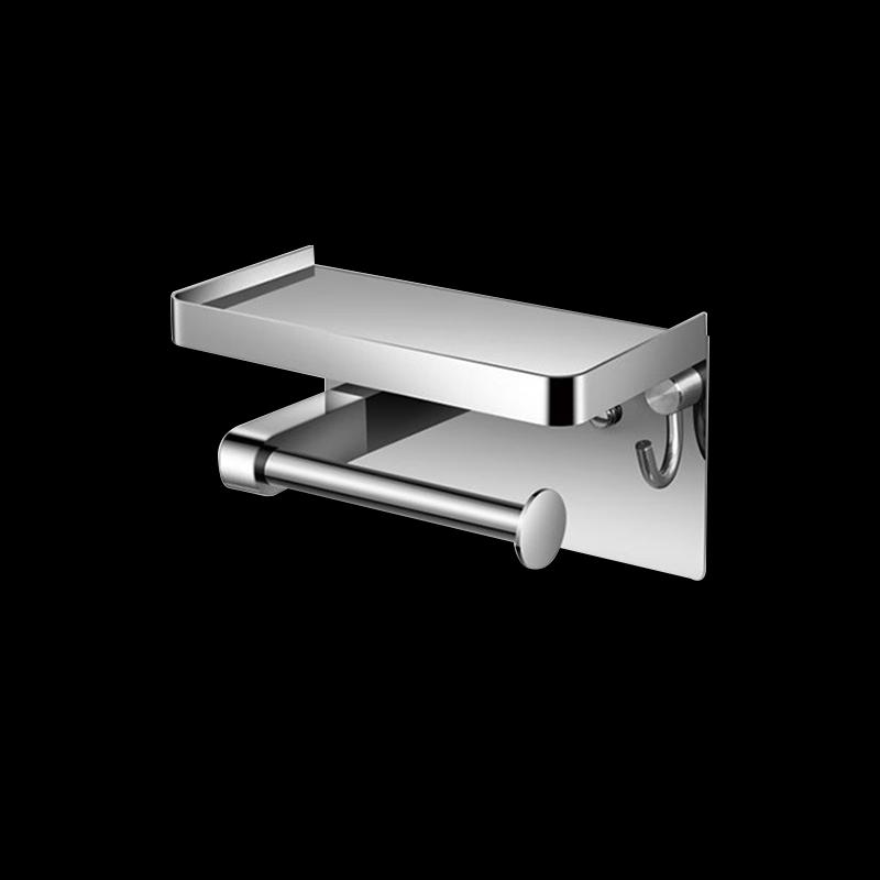 Stainless Steel Tissue Box with Phone Holder