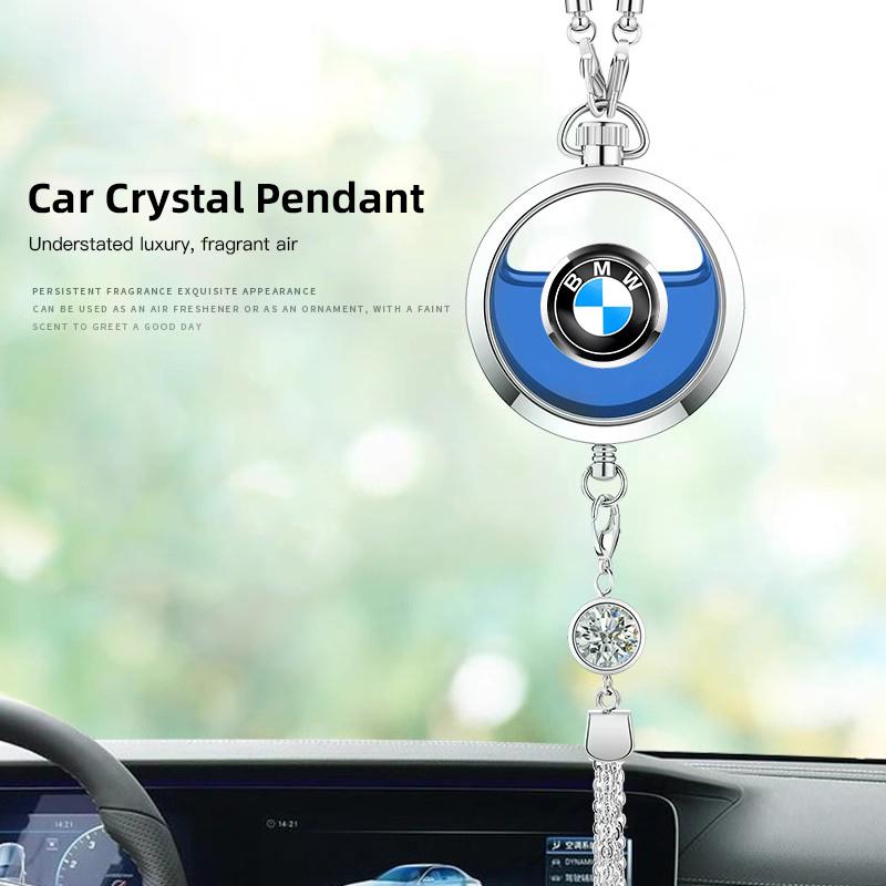 Car Perfume Pendant Hanging Diffuser Car Rearview Mirror Hanging Air Freshener for BMW Performance E46 Auto Interior Decoration