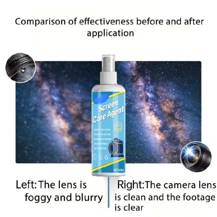 100ml Hydrophobic Sprayer for Action Cameras and Drones to Maintain Clear Lens Visual in Wet Conditions