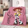 ToyStory Flannel Blanket Cartoon Print Design for Sofas Beds Bedrooms Chairs Travel Picnics Home Decor Great Gift New