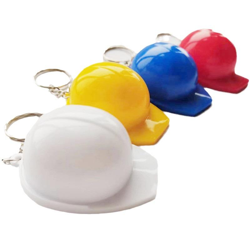 Cross-Border Bestseller: Creative Safety Helmet Bottle Opener Keychain - Practical Novelty Gift