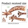 Cartoon Giraffe Family Wall Sticker Nakleyka for Kids Bedroom Nursery Bedroom Detskaya Entrance Hall Decor Decoration