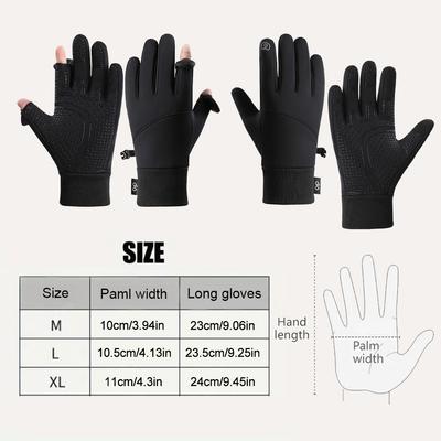 Gants Chauds Antidérapants en Silicone pour Hommes et Femmes Sports de Plein Air Cyclisme Ski Gants Écran Tactile Imperméables Randonnée