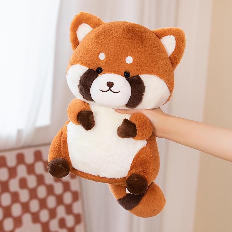 1pc 35cm Plush Raccoon Plush Toys Lovely Raccoon Pillow Stuffed Soft Animal Cushion Nice Birthday Christmas Gift for Girl