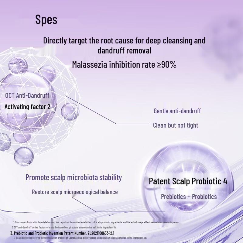 Spes Sea Salt & Hyaluronic Acid Anti-Dandruff Volumizing Shampoo