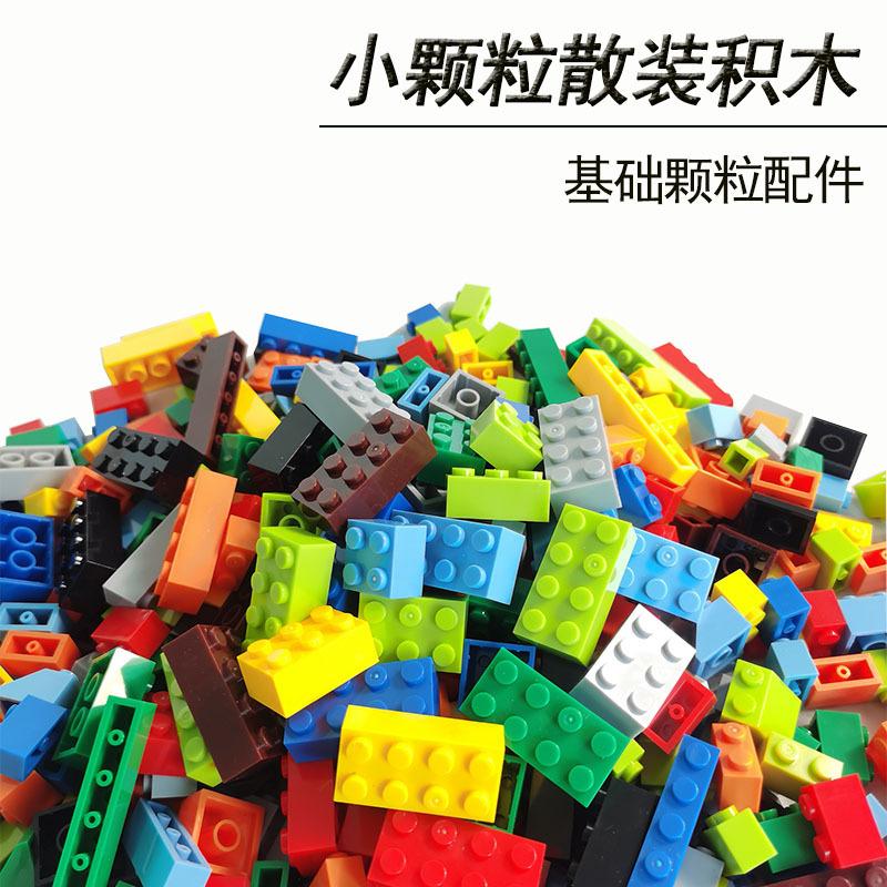 17colos 500g Compatible Small Particle Blocks Brick Single Multi-spec Mixed Creative Assembly Diy Building Blocks Loose