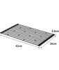 Torre plegable para secar platos, estante negro, S,