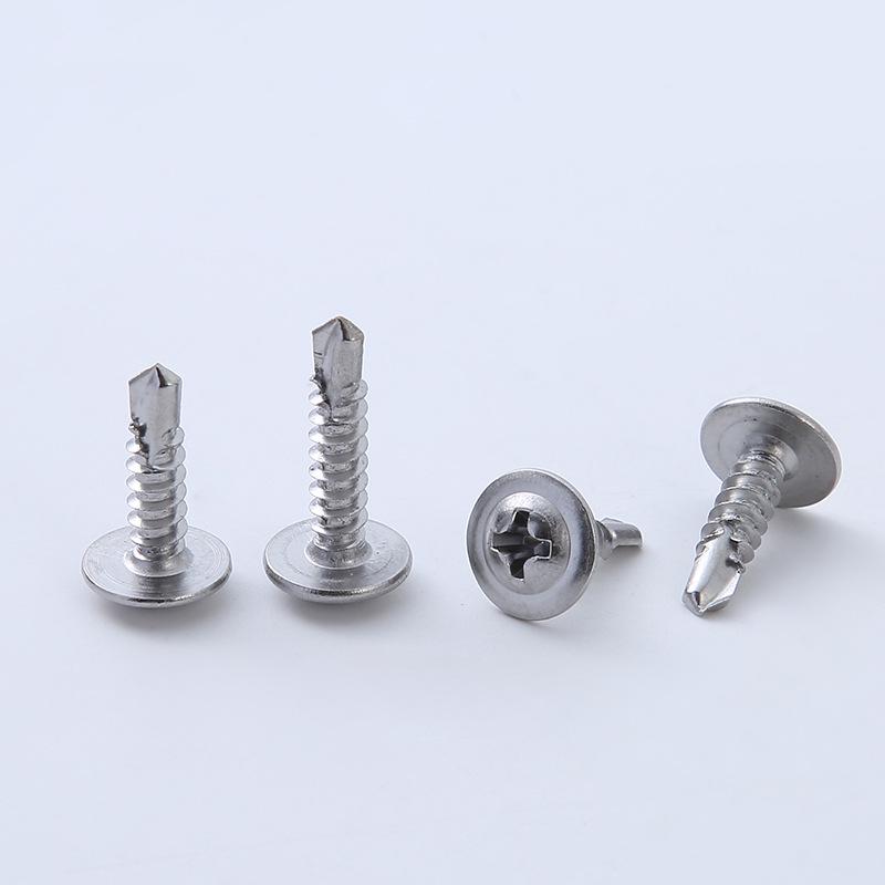 Aidelili 410 Stainless Steel Self-Tapping Phillips Washer Head Screws