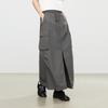 Elva's Island Vintage Front Slit A-line Skirt