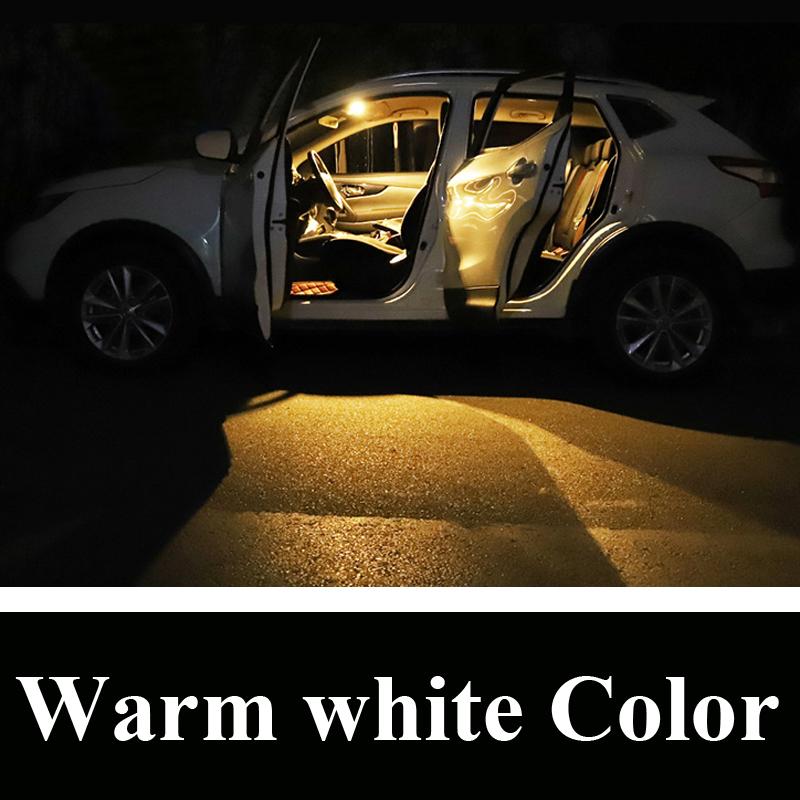 LED Interior Light Kit For Nissan Qashqai J10 J11 J12 X Trail T30 T31 T32 Kicks Juke Pathfinder R51 R52 Murano Patrol Y61 Y62