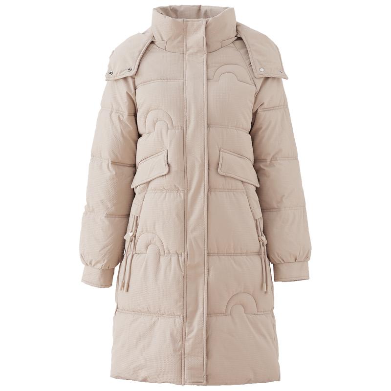 Zimní dlouhé kabáty pro ženy Kabát s kapucí Nová móda Silná teplá žena Parka Zimní bunda v korejském stylu