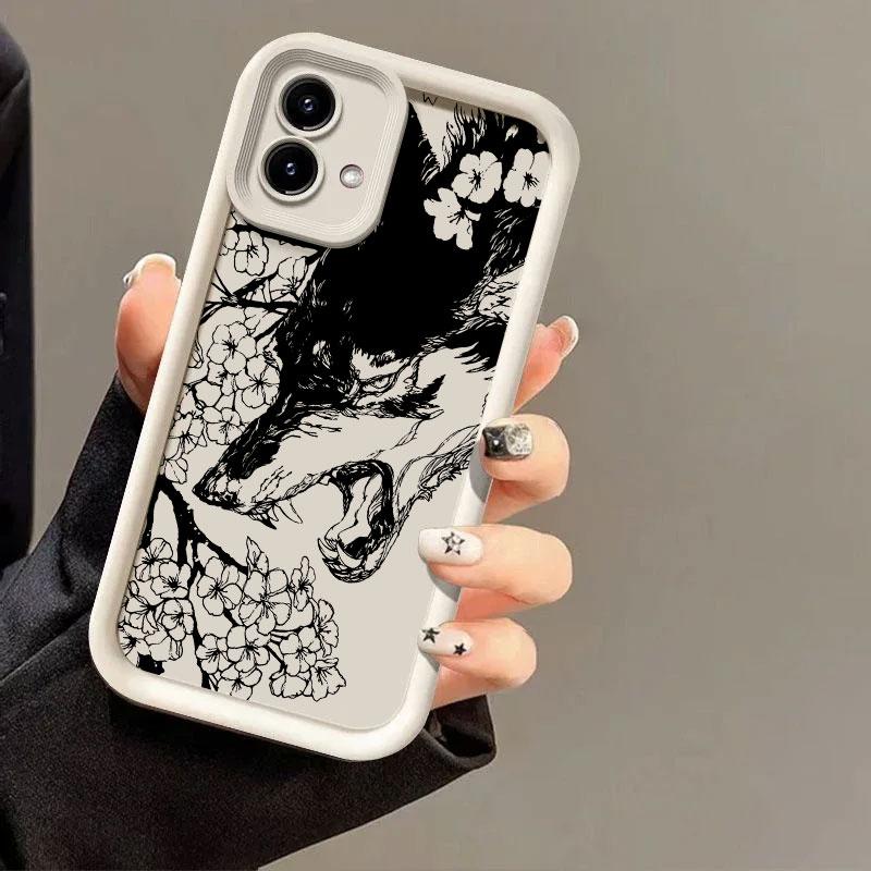 Fashion Fox Dragon Tiger Phone Case for Motorola Moto Edge 40 NEO 50 60 Fusion G05 G14 G24 G32 G35 G52 G53 G60 G75 G84 G85 Cover