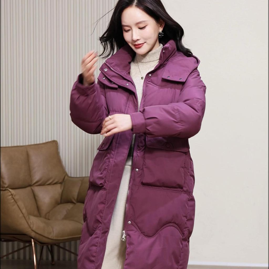 XL-8XL Oversized Outerwear Women Winter Long Parkas Hooded Casual Loose Thick Warm Lady Jackets Plus Size Women Clothing