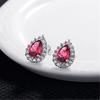 925 Sterling Silber Kristall Piercing Ohrstecker Für Frauen Hochzeit 2022 Trendy Schmuck Pendientes Eh1283