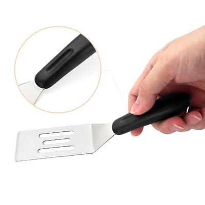 Piccola spatola per uso cucina in acciaio inox per servire pancake, brownies, dessert, uova Mini spatola in acciaio inox per girare le porzioni