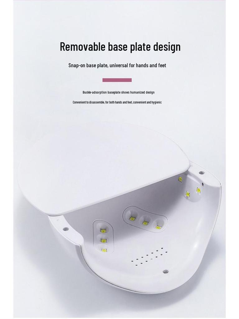 Lampa Suszarka do Paznokci UV LED 72W do Szybkiego Utwardzania Lakieru Żelowego, Bez Opalaania, do Domowego Użytku.