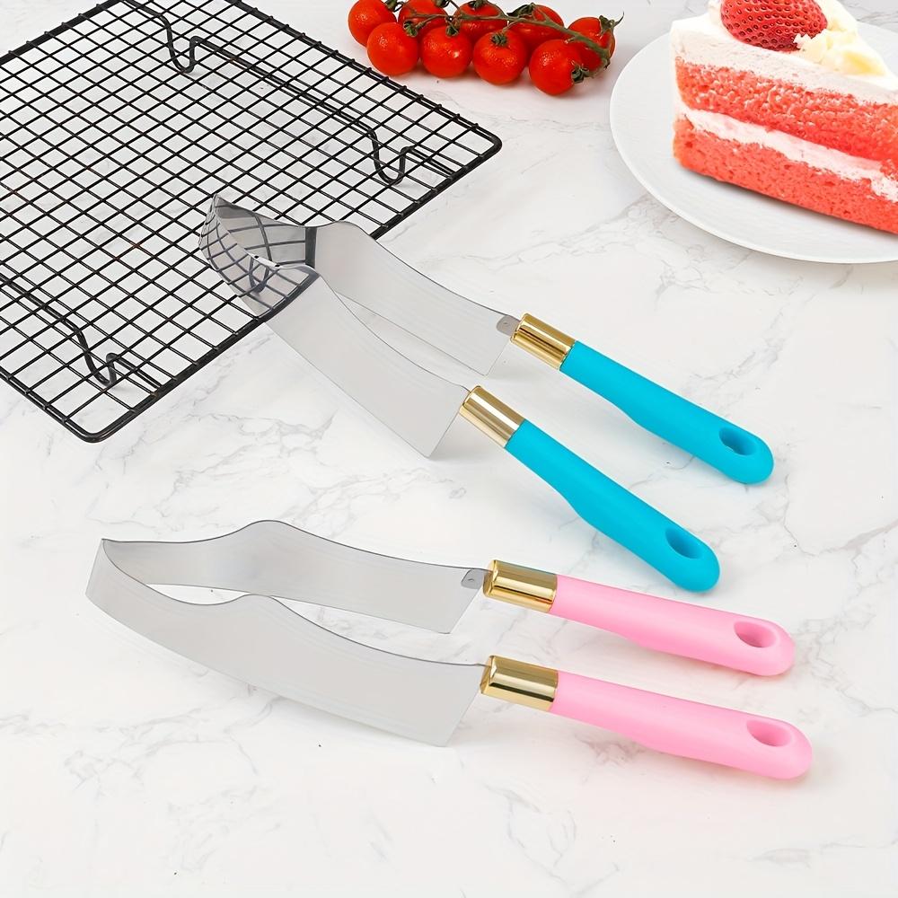 One Piece Stainless Steel Cake Slicer - Creative Cake Slicer Pastry Slicer Pizza Pie Slicer - Convenient Kitchen Tool