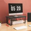 Office Desktop Computer Stand Rack Bracket Raised Shelf Laptop Monitor Wooden Table Home Storage Holders Utility Accessories