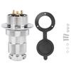 30mm Aviation Plug Waterproof 2 Pin/3 Pin/4 Pin/5 Pin Electrical Power Adapter Zinc Alloy Shell 25A/300V Aviation Connector