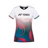 Yonex 241Ts038F White Women'S Energetic Graphic Gaming Wear
