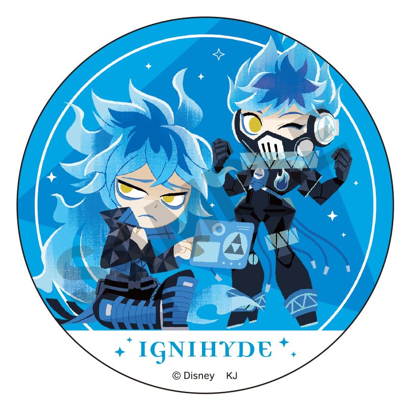 

Disney Twisted Wonderland Большой значок Игнихайд Искусство Гурихиру