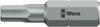 Tough-hard Bit 1/4" Din3126C6.3 for Screws with a 6-point Socket Head Hex 3x25mm Wera