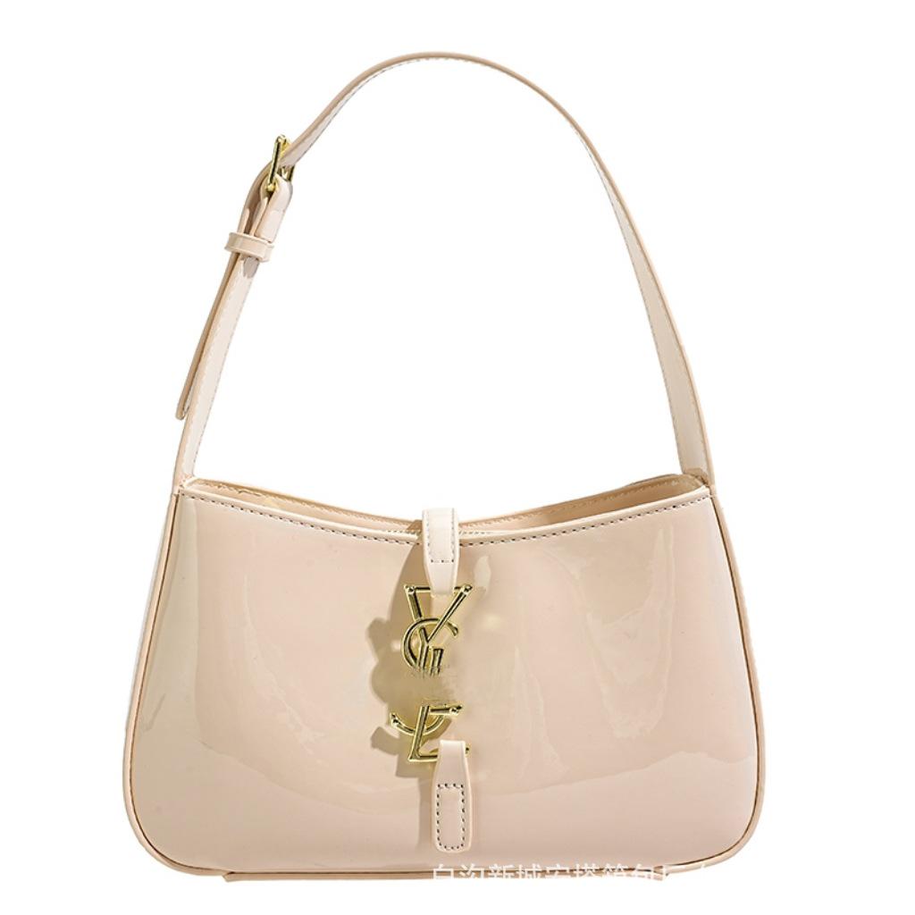 2025 Geantă de umăr de nișă versatilă de culoare solidă exclusivă pentru femei