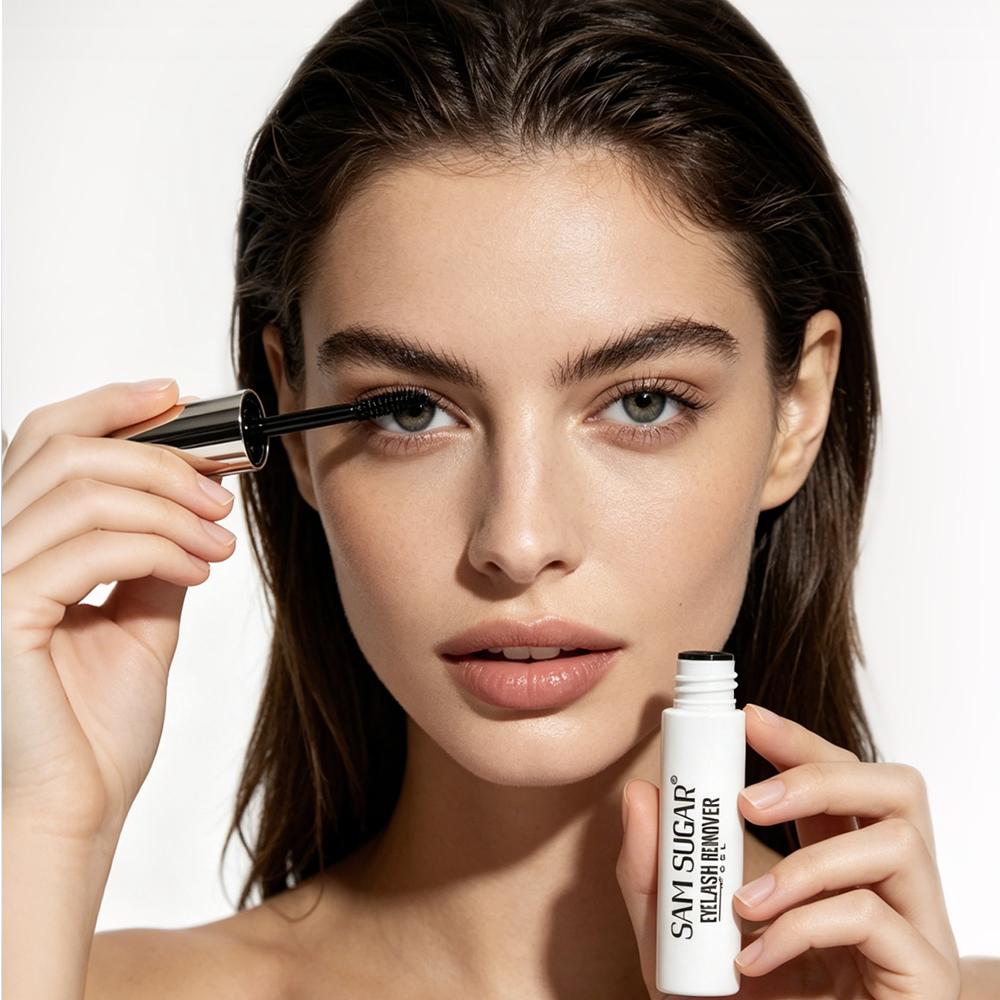 Escova Espiral Gel Removedor de Extensão de Cílios Não Irritante Sem Álcool Dissolve Rapidamente Cola de Cílios Removedor de Maquiagem para Olhos Suave para Cílios Postiços