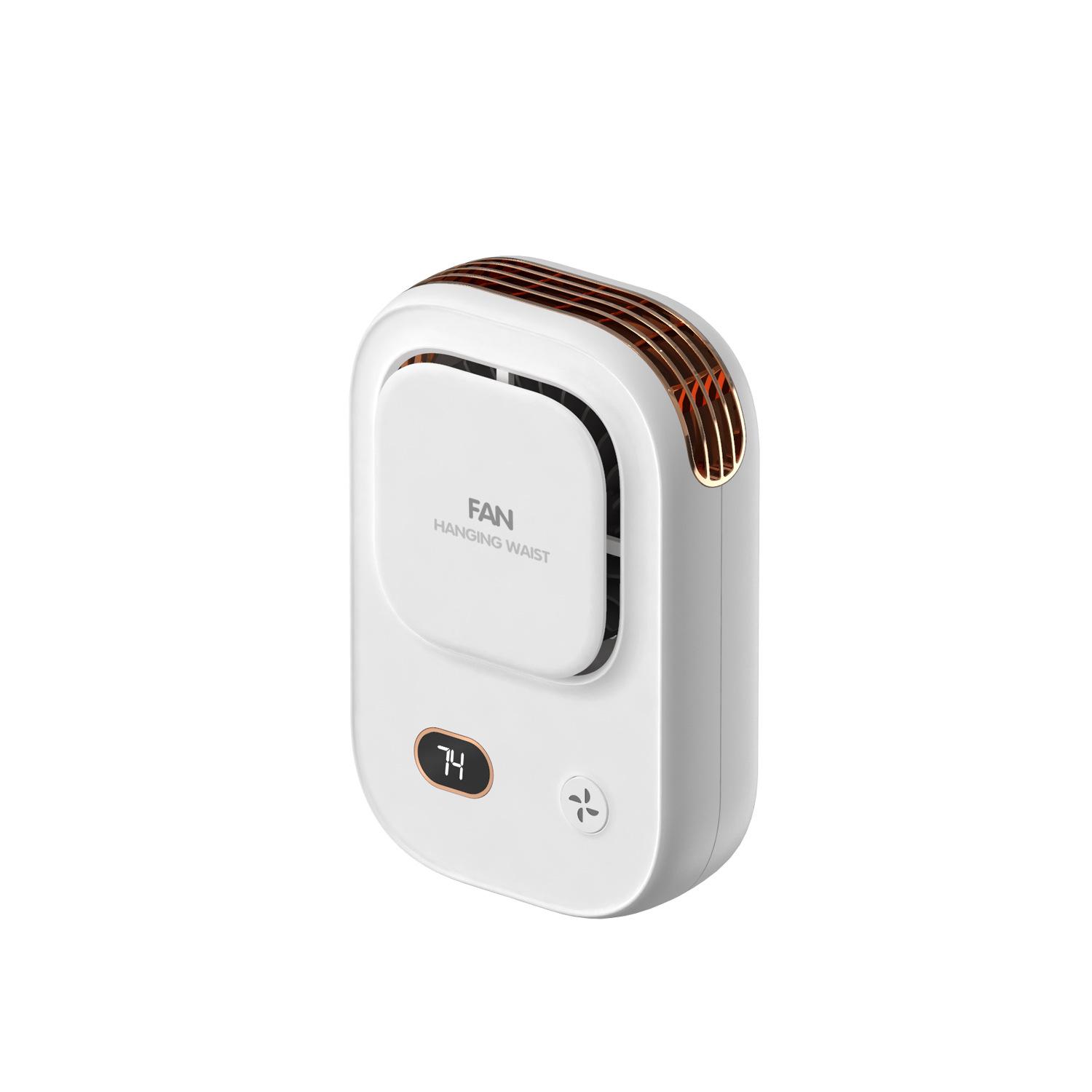 

Cooling Waist Clip Fan Portable Electric Fan Adjustable Multi-Speed Wearable Belt Fan Farm Works белый