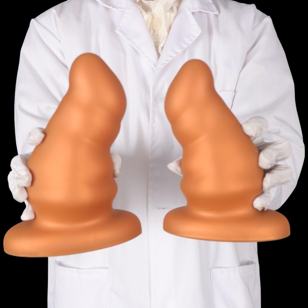 Liquid Silicone Anal Plug Soft Dildo for Men Women Adult Toys