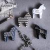 Wooden Horse Figurine Cute Child Toy Gift Crafts Statue Home Desktop Office Interior New House Decoration Ornaments