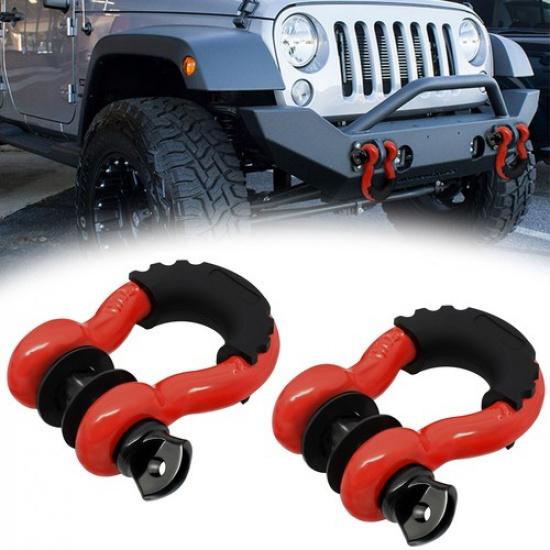 34  D Ring Anchor Shackles Heavy Duty Recovery Tow Hook For Jeep Truck Off Road