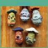 Vibrant Colorful Resin Mushroom Ornament Perfect For Halloween Decorations And Gifts
