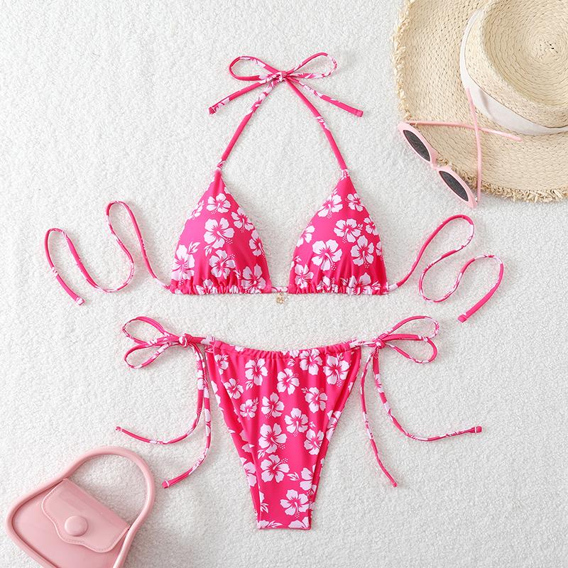 Sexy Micro Bikini Women Swimsuit 2026 Two-piece Thong Bikinis Sets Lace Up Beach Wear Female Swimwear for Woman Bathing Suits