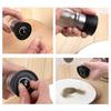 Salt And Pepper Mill Manual Food Grinders Spice Jar Containers Kitchen Gadgets Spice Bottles Glass Household Cooking Tool